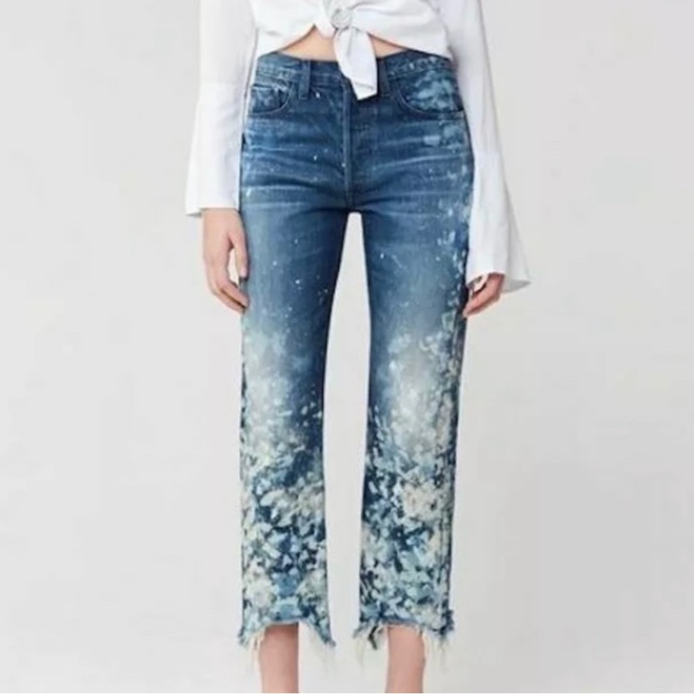 3X1 W3 Stardust Higher Ground Cropped Jeans 24 x 27